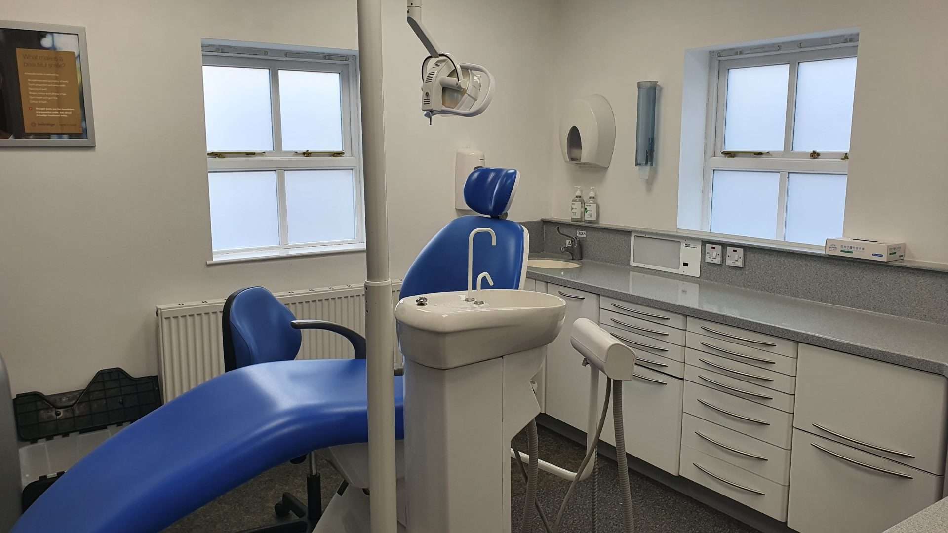Dentist frosted architectural window film